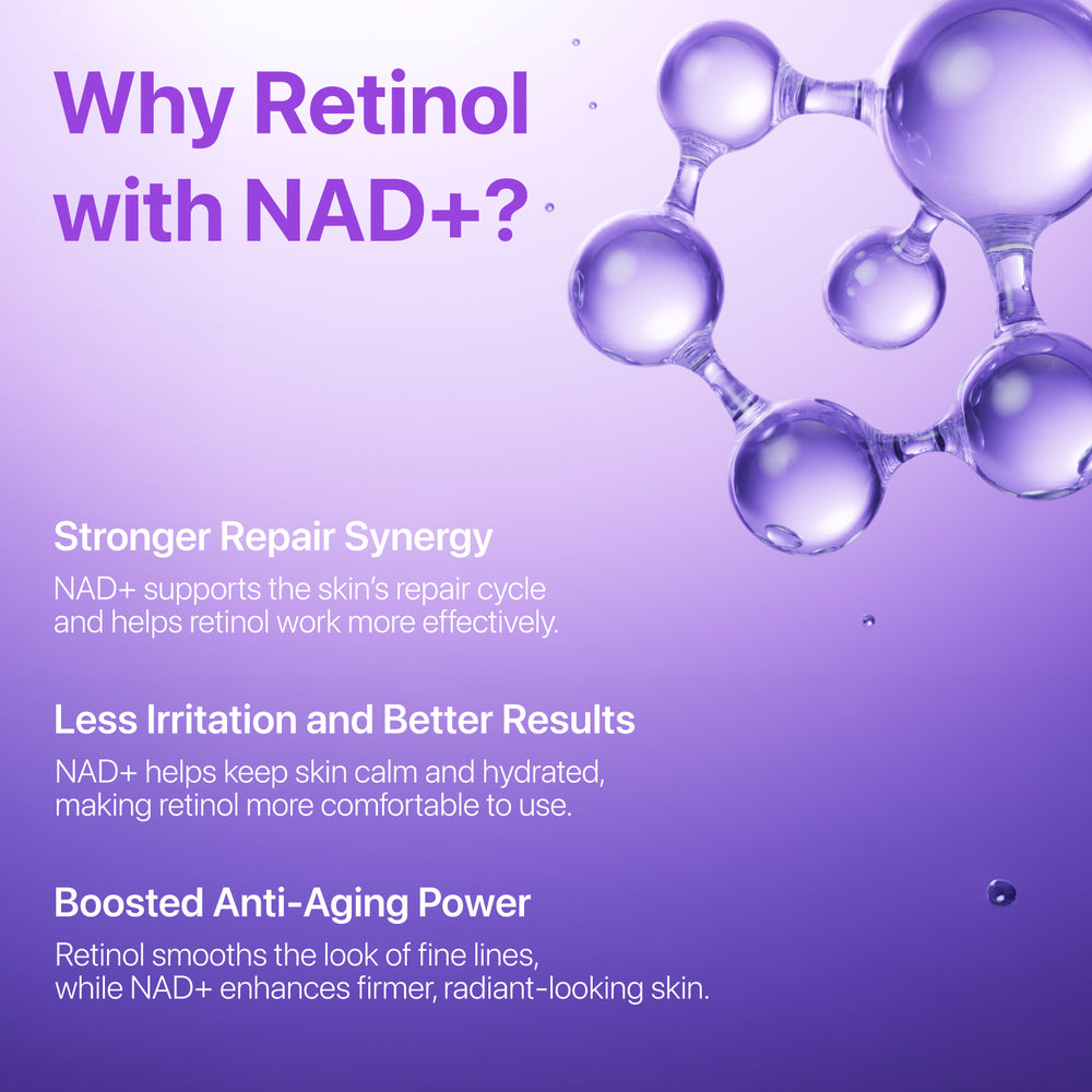 Numbuzin No.9 NAD+ Retinol Volumetox Eye Cream
NAD+ and Retinol